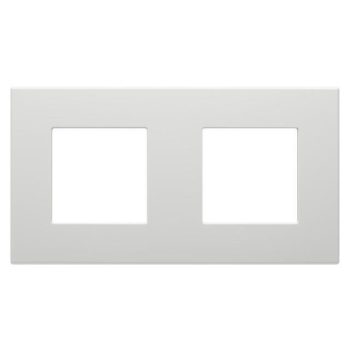   Gewiss Dahlia GW35902AG Kettes keret vízszintes és függőleges elhelyzéssel világosszürke (Gewiss GW35902AG)