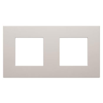   Gewiss Dahlia GW35902AH Kettes keret vízszintes és függőleges elhelyzéssel kender (Gewiss GW35902AH)