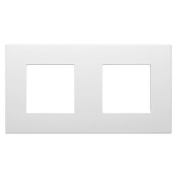   Gewiss Dahlia GW35902AW Kettes keret vízszintes és függőleges elhelyzéssel fehér (Gewiss GW35902AW)