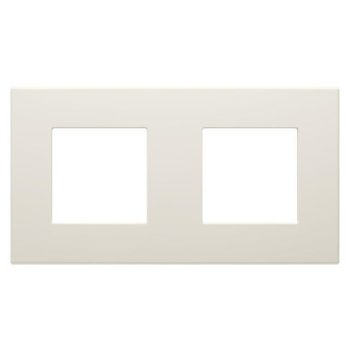   Gewiss Dahlia GW35902AY Kettes keret vízszintes és függőleges elhelyzéssel elefántcsont (Gewiss GW35902AY)