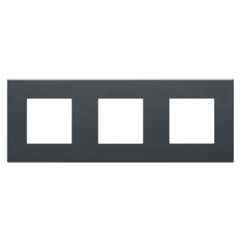   Gewiss Dahlia GW35903AN Hármas keret vízszintes és függőleges elhelyzéssel antracit szürke (Gewiss GW35903AN)