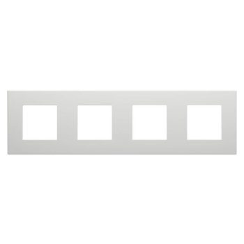   Gewiss Dahlia GW35904AG Négyes keret vízszintes és függőleges elhelyzéssel világosszürke (Gewiss GW35904AG)