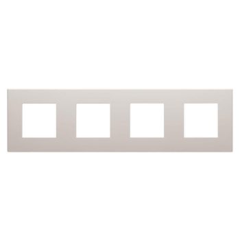   Gewiss Dahlia GW35904AH Négyes keret vízszintes és függőleges elhelyzéssel kender (Gewiss GW35904AH)