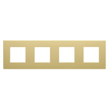   Gewiss Dahlia GW35904AM Négyes keret vízszintes és függőleges elhelyzéssel krém (Gewiss GW35904AM)