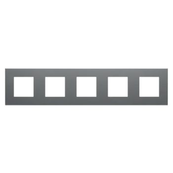   Gewiss Dahlia GW35905AD Ötös keret vízszintes és függőleges elhelyzéssel sötétszürke (Gewiss GW35905AD)