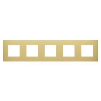   Gewiss Dahlia GW35905AM Ötös keret vízszintes és függőleges elhelyzéssel krém (Gewiss GW35905AM)