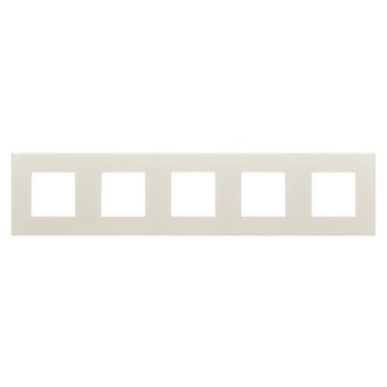   Gewiss Dahlia GW35905AY Ötös keret vízszintes és függőleges elhelyzéssel elefántcsont (Gewiss GW35905AY)