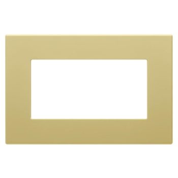   Gewiss Dahlia GW35909AM Dupla keret (2x2P+F dugaljakhoz) krém (Gewiss GW35909AM)