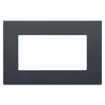   Gewiss Dahlia GW35909AN Dupla keret (2x2P+F dugaljakhoz) antracit szürke (Gewiss GW35909AN)