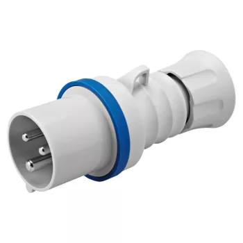   Gewiss GW60004H ipari csatlakozó lengő dugvilla egyenes 3P (2P+F) 16A IP44, 200-250V 50/60 Hz, csavaros csatlakozás