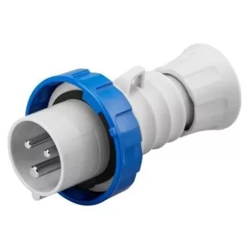   Gewiss GW60026H ipari csatlakozó lengő dugvilla egyenes 3P (2P+F) 16A IP67, 200-250V 50/60 Hz, csavaros csatlakozás