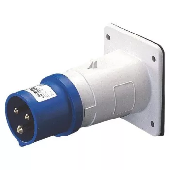   Gewiss GW60215 ipari csatlakozó beépíthető dugvilla egyenes 3P (2P+F) 32A IP44, 200-250V 50/60 Hz, csavaros csatlakozás