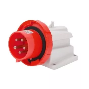   Gewiss GW60431 ipari csatlakozó rögzíthető dugvilla 90° 5P (3P+N+F) 16A IP67, 380-415V 50/60 Hz, csavaros csatlakozás