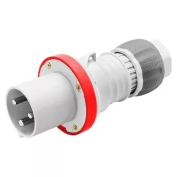   Gewiss GW61021H ipari csatlakozó lengő dugvilla egyenes 5P (3P+N+F) 63A IP44, 380-415V 50/60 Hz, csavaros csatlakozás