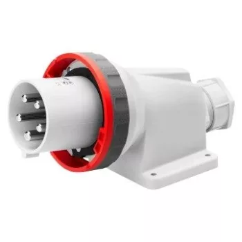   Gewiss GW61453 ipari csatlakozó rögzíthető dugvilla 90° 5P (3P+N+F) 63A IP67, 380-415V 50/60 Hz, csavaros csatlakozás