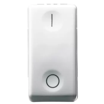 Gewiss GW20503 kétsarkú kapcsoló 2P 16AX 250V 0/I – 1 modulos – SYSTEM White – 102-es kapcsoló