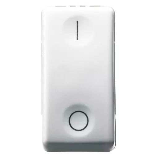 Gewiss GW20503 kétsarkú kapcsoló 2P 16AX 250V 0/I – 1 modulos – SYSTEM White – 102-es kapcsoló