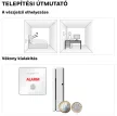 HONEYWELL R200C-2 szén-monoxid vészjelző készülék, beépített nem cserélhető akkumulátorral, 10 év élettartammal és garanciával, IP44 ( R200C-2 )