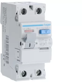 Hager CC216J Hager Hibaáramrelé 2P 16A/10mA