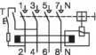 Hager CD, CDA680D, Áram-védőkapcsoló (Fi-relé), A osztály, 4P, 80A, 30mA (Hager CDA680D)