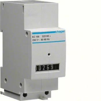 Hager EC100 Üzemóra számláló, 230V AC