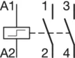 Hager EPN520 / EPE520, impulzusrelé 2P 16A, 2 Záró érintkező, 230 V AC / 110 V DC vezerlés (Hager EPN520 / EPE520)