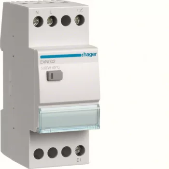   Hager EVN002 Dimmer, univerzális, 500W, LED-ekhez is 100W, terhelésfelismeréssel