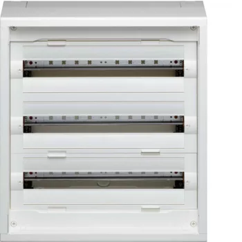   Hager FD32DN Vega D, 3 soros, falon kívűli elosztó, teljesen beépített, ajtó nélkül, 300mm üres hely (2 sor),