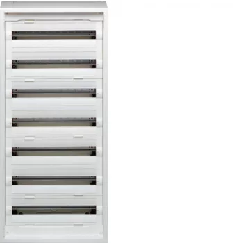   Hager FD72DN Vega D, 7 soros, falon kívűli elosztó, teljesen beépített, ajtó nélkül, 300mm üres hely (2 sor),