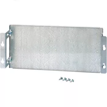   Hager Orion plus FL314A Fém modul szerelőlap, 150mm magás, 400mm széles szekrényekhez, mélységben állítható, Orion plus (Hager FL314A)