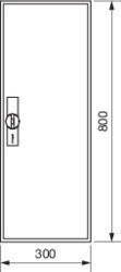 Hager FWB51D Univers mezős elosztó, falon kívüli, IP44, üres, 800x300x161mm Hager FWB51D Univers mezős elosztó, falon kívüli, IP44, üres, 800x300x161mm