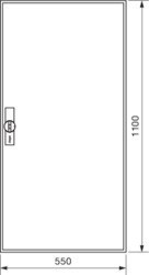 Hager FWB72D Univers mezős elosztó, falon kívüli, IP44, üres, 1110x550x161mm Hager FWB72D Univers mezős elosztó, falon kívüli, IP44, üres, 1110x550x161mm