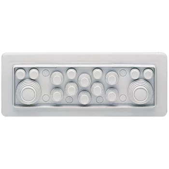 Hager FZ403 Quadro 4 gumis kábelbevezető, IP43
