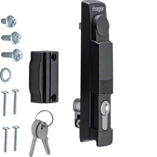 Hager FZ508 Quadro 5/+ EVO kilincs zárbetéttel, 1242E kulccsal Hager FZ508 Quadro 5/+ EVO kilincs zárbetéttel, 1242E kulccsal