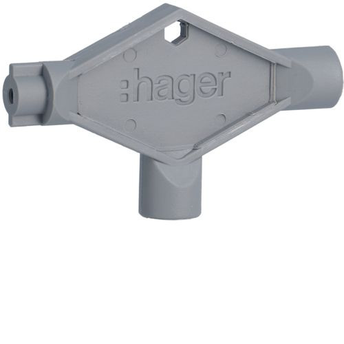 Hager FZ850 Orion Plus műanyag kulcs, háromszög+kéttollú+8mm négyszögletű ( Hager FZ850 )