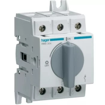   Hager HAB304, moduláris terheléskapcsoló 3P 40A 380/415V (Hager HAB304)