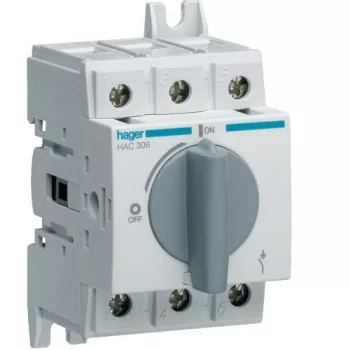   Hager HAC306, moduláris terheléskapcsoló 3P 63A 380/415V (Hager HAC306)