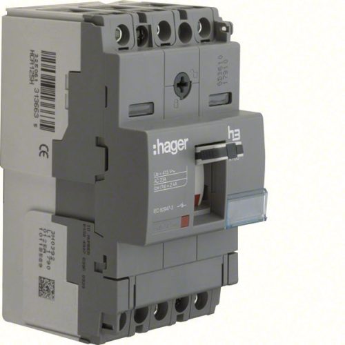 Hager HCA125H x160 kioldó nélküli kapcsoló, 3P, 125A