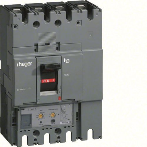Hager HED401H h630 LSI kompakt megszakító, 4P, 400A, 70kA