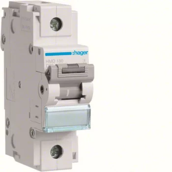 Hager HMD180 Kismegszakító 15kA, 1P, D-80A, 1,5M