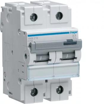 Hager HMX216 Kismegszakító 2P, C-16A, 50kA, 3M