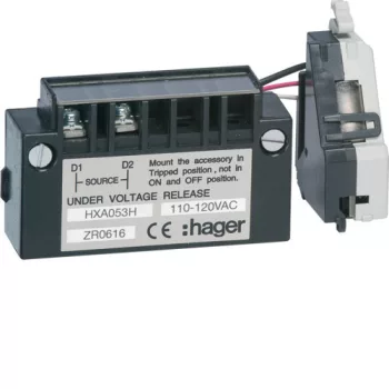   Hager HXA053H x160/250 DUVR késleltetett fesz.csökk. kioldó 100-120V AC