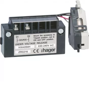   Hager HXA054H x160/250 DUVR késleltetett fesz.csökk. kioldó 200-240V AC