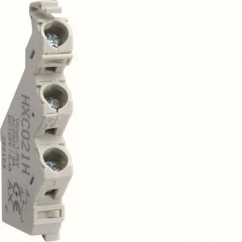   Hager HXC021H h250-1600 AX állásjelző segédérintkező, 1 váltó 250V AC / 125V DC