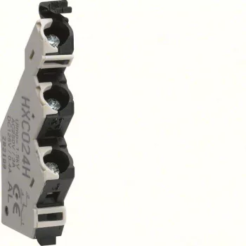  Hager HXC024H h250-1600 AL hibajelző segédérintkező, 1 váltó 250V AC / 125V DC