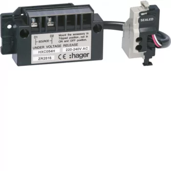   Hager HXC054H h250-630 DUVR késleltetett fesz.csökk. kioldó 200-240V AC