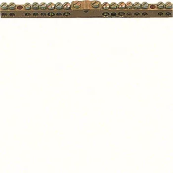  Hager Golf K156 N/PE sín 1x25mm2+8x16mm2+8x10mm2, L=121,5mm, talp nélkül (Hager K156)