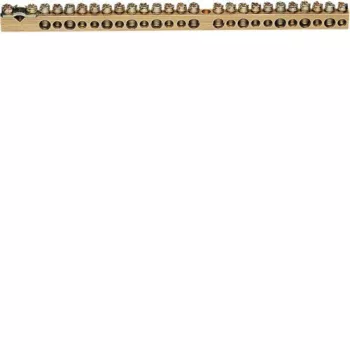   Hager Golf K158 N/PE sín 1x25mm2+11x16mm2+13x10mm2, L=169mm, talp nélkül (Hager K158)