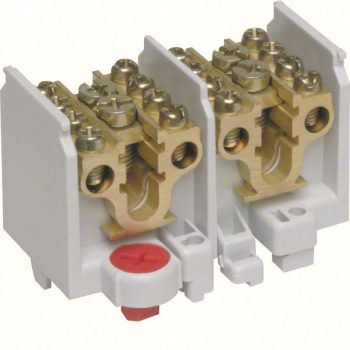   Hager K25A Fővezetéki leágazó kapocs, 2P, 4x35mm2 leág/P, 100A