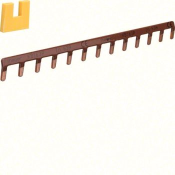   Hager KB163P Fázissín kapcsoló és jelzőkészülékekhez, 1P, 10mm2, 13M, barna, szigetelt